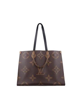Louis Vuitton On The Go GM Monogram Brown Canvas Tote